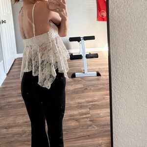 Kimchi Blue Lace Top in White